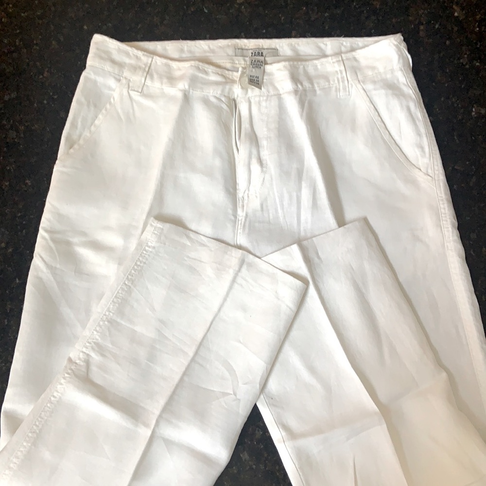 Zara Casual Linen Pants